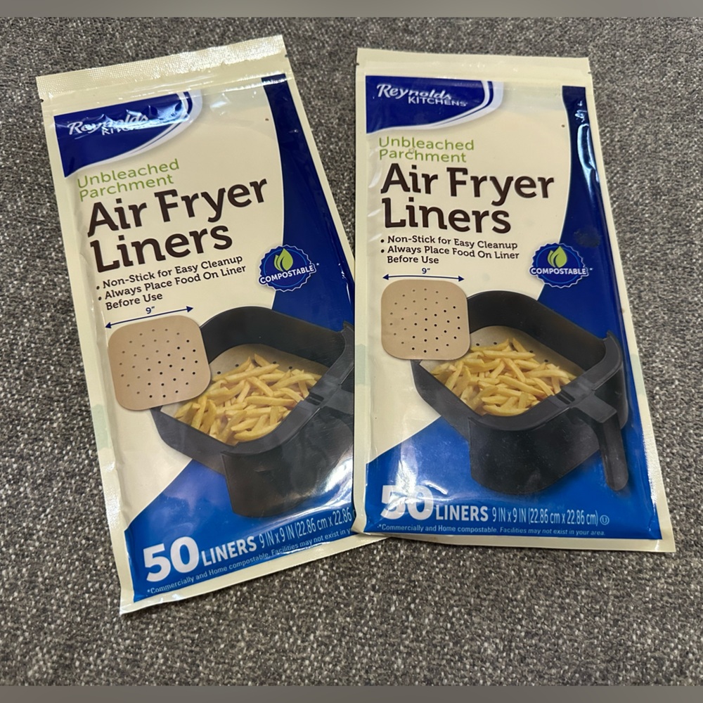 Lot Of 2 Reynolds Air Fryer Liners 
50 Pack New In Package